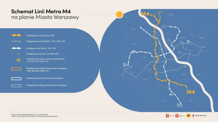 Linia M4_mapa_graf. Metroprojekt_PIUW_galeria_01