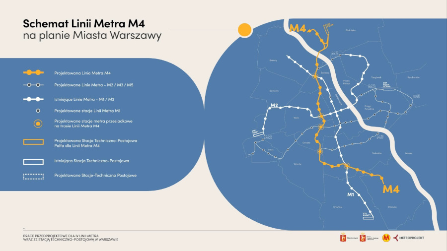 Linia M4_mapa_graf. Metroprojekt_PIUW_galeria_01